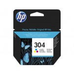 Cartucho tinta 3 colores HP para impresora HP Deskjet 3720, 3730 - HP304 / N9K05AE Original 